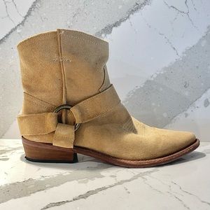 MNG (Mango) Leather Ankle Boots